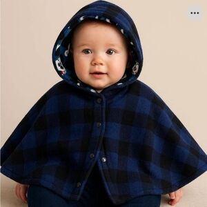 Disney Kids' Mickey Mouse Flannel Poncho